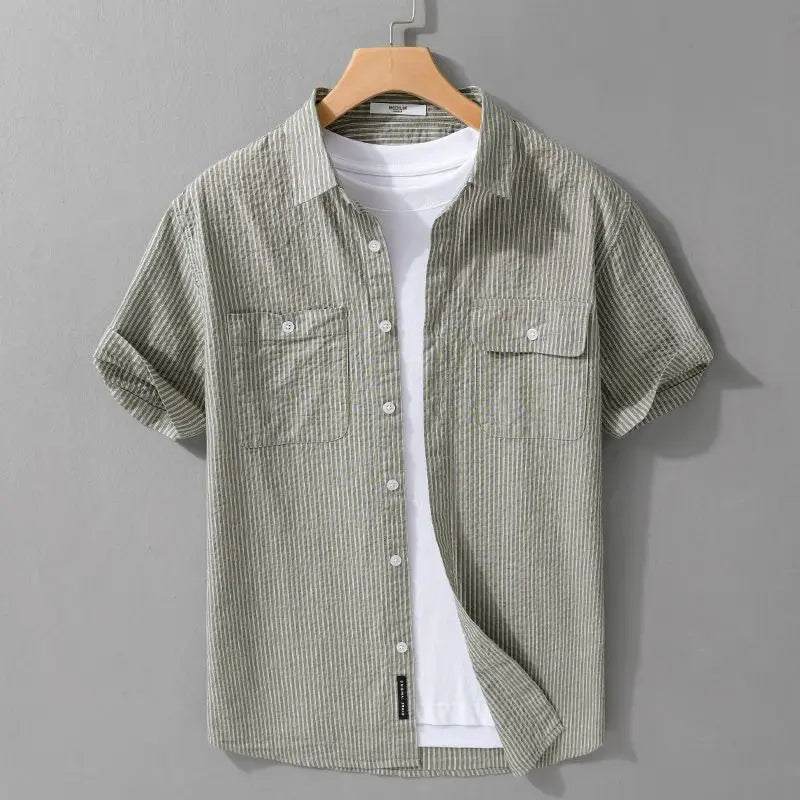 Emery Striped Short Sleeve