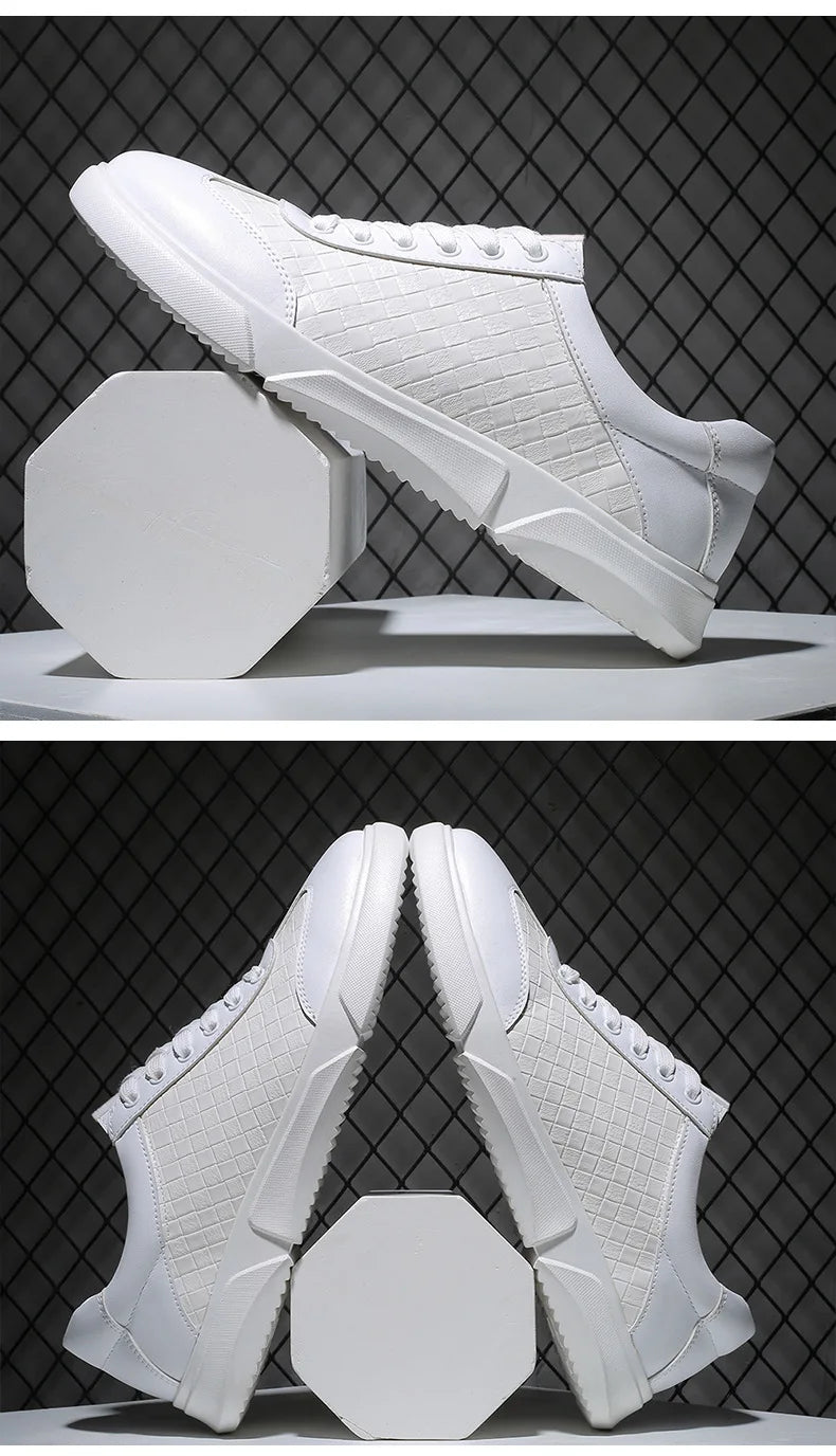 Santo Woven Leather Sneakers