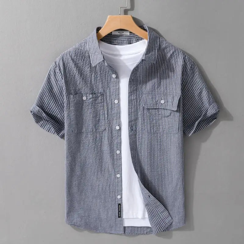 Emery Striped Short Sleeve