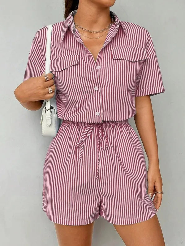 Lucette Striped Jumpsuit