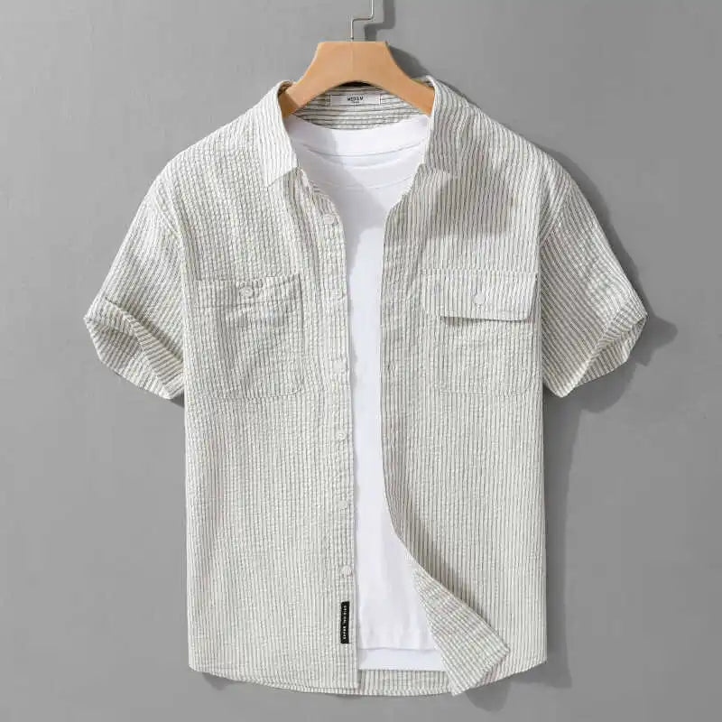 Emery Striped Short Sleeve