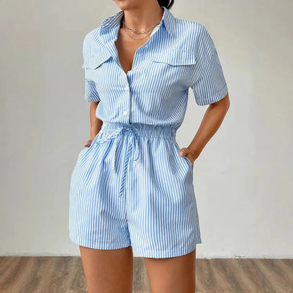Lucette Striped Jumpsuit