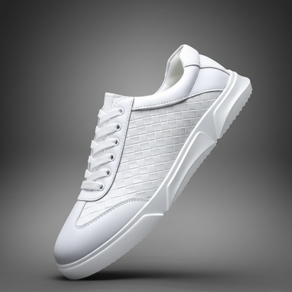 Santo Woven Leather Sneakers